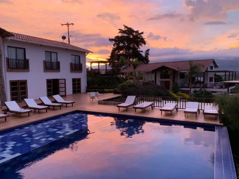 La Huerta Hotel Jiguales Exterior foto